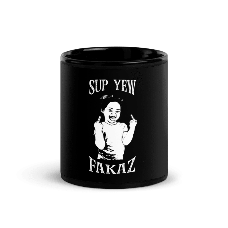 SHOP Hi9 MERCH - Black Glossy Mug